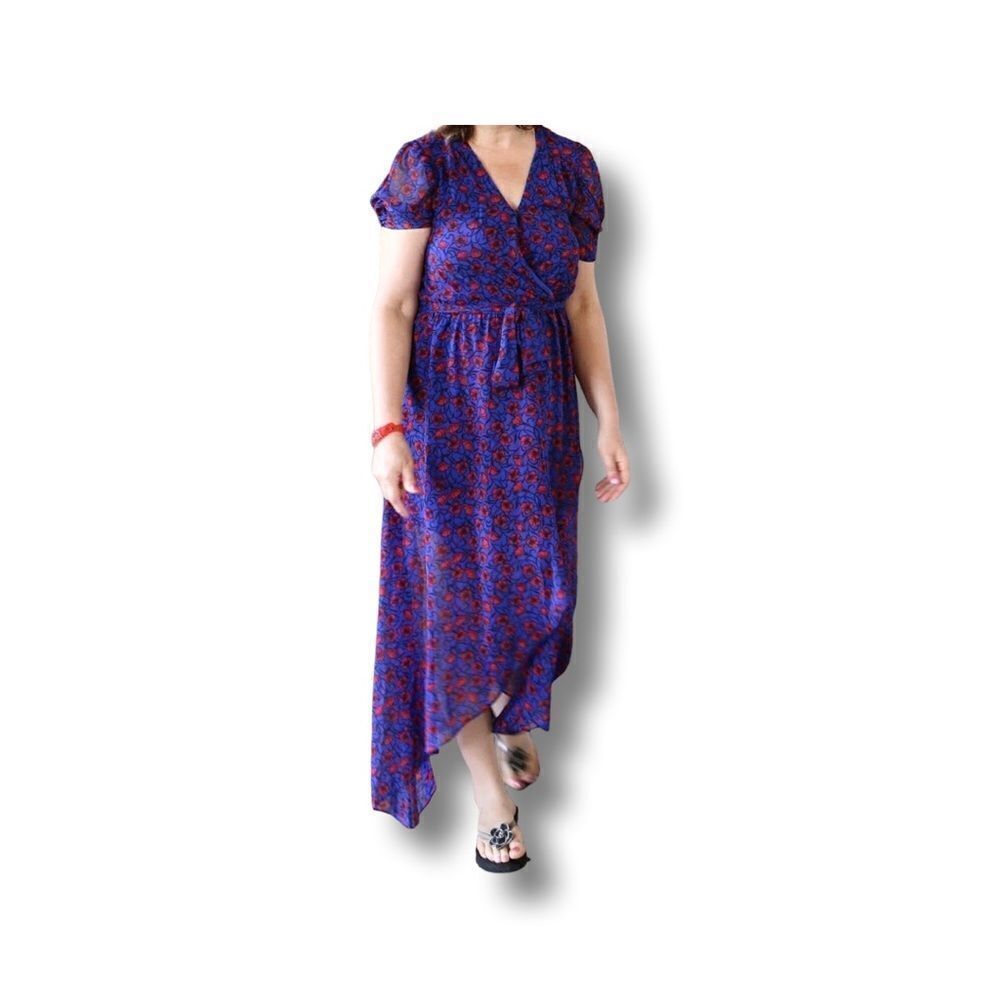 Disney Snow White and Seven Dwarfs wrap dress maxi